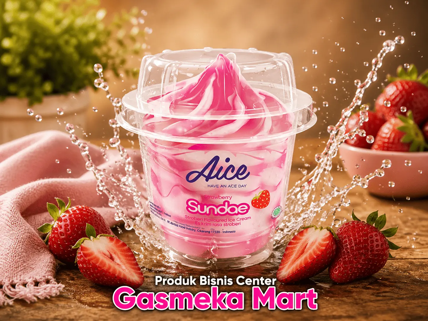 Aice Sundae Strawbery