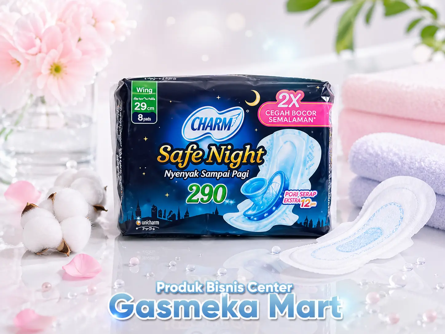 Charm Safe Night - 5 Pads