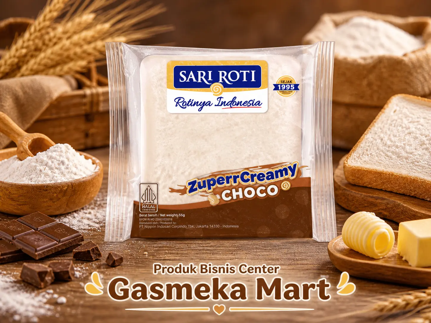 Sari Roti Zuperr Creamy Choco